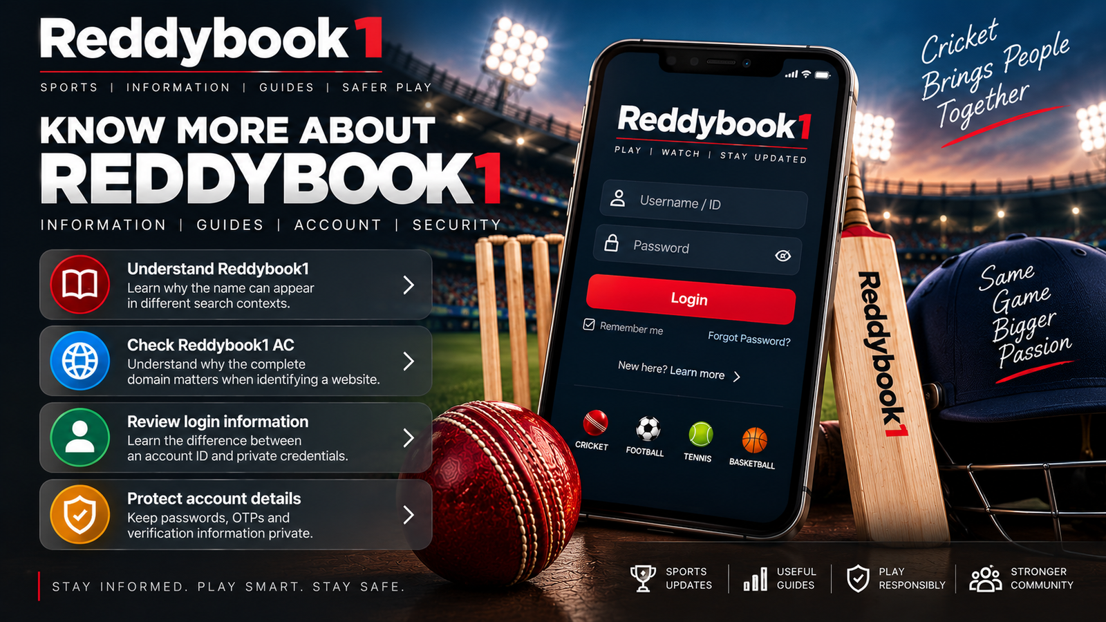 Reddybook1 information and account guide